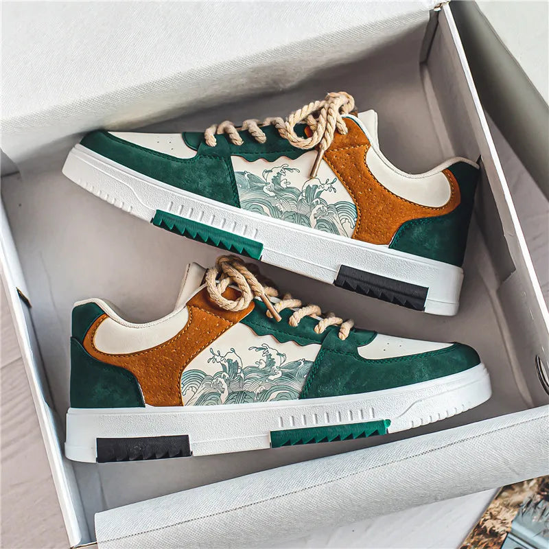 WaveRider Suede Sneakers